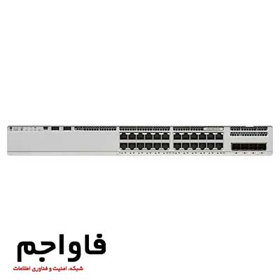 سوئیچ شبکه PoE سیسکو 24 پورت C9200L-24T-4X-E