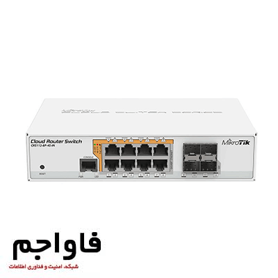 سوئیچ روتر میکروتیک CRS112-8P-4S-IN