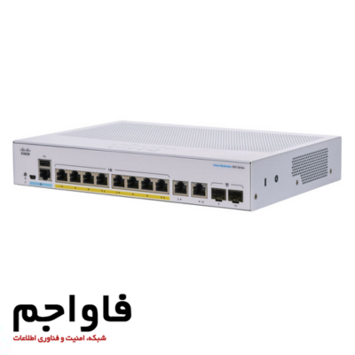 سوئیچ شبکه سیسکو 8 پورت CBS350-8FP-E-2G