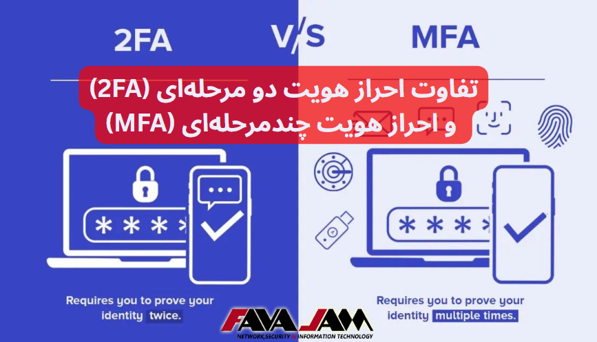 تفاوت احراز هویت دو مرحله‌ای (۲FA) و احراز هویت چندمرحله‌ای (MFA)