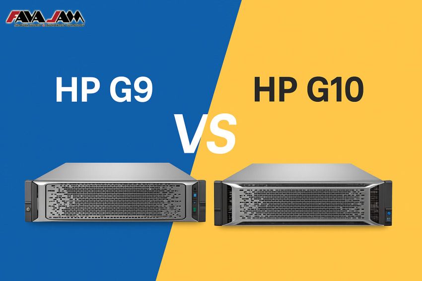 مقایسه سرورهای HP ProLiant G9 و G10 – کدام گزینه برای کسب‌وکار شما بهتر است؟
