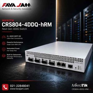 خرید سوئیچ MikroTik CRS804-4DDQ-hRM از فاواجم